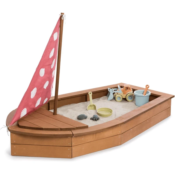 MUDDY BUDDY Zandbak "Seashell Diver" Cacaobruin - Afbeelding 4