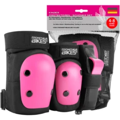 PROMETHEUS BICYCLES ® Beschermers Pads Set 6 In 1 Roze