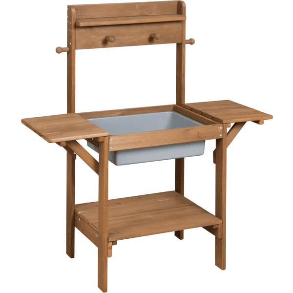 Roba Speelkeuken Outdoor Midi Bruin - Afbeelding 2