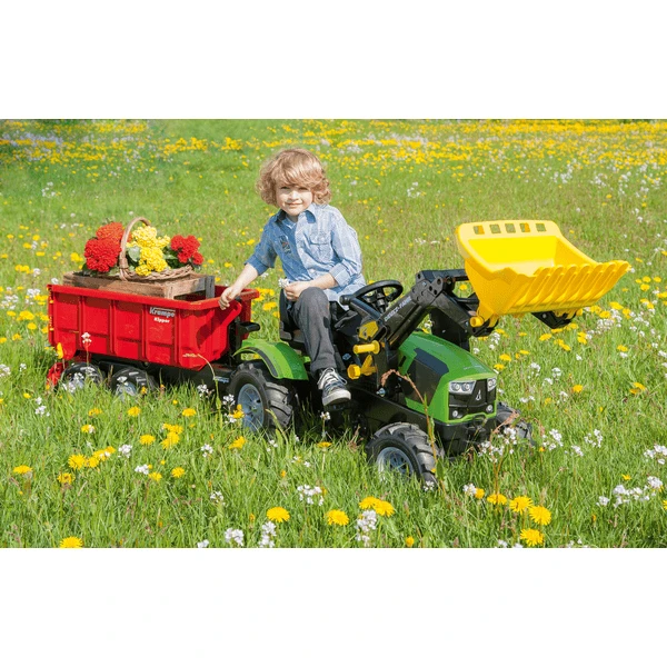 ROLLY TOYS Farmtrac Deutz-Fahr Lader 5120, Luchtbanden - Afbeelding 2