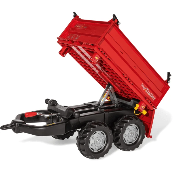 ROLLY TOYS Rolly®toys RollyMega Aanhanger Trailer, Rood 12 301 8 - Afbeelding 3