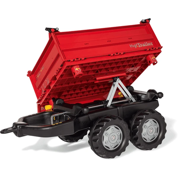 ROLLY TOYS Rolly®toys RollyMega Aanhanger Trailer, Rood 12 301 8 - Afbeelding 4