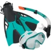 Schildkröt SCHILDKRÖT ® Snorkelset Cayman Turquoise - 3 Stuks, Maat L/XL