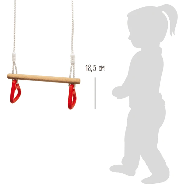 Small Foot ® Trapeze Met Gymnastiekringen - Afbeelding 4