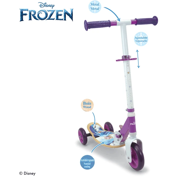 "Smoby De IJskoningin Houten Scoot Er, 3 Wielen" - Afbeelding 2