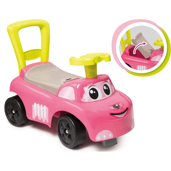 Smoby Mijn Eerste Loopauto Pink - Afbeelding 3