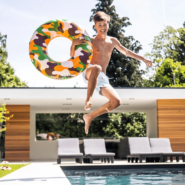 SWIM ESSENTIALS Swim Essential S Drijvende Ring Camouflage 90 Cm - Afbeelding 5