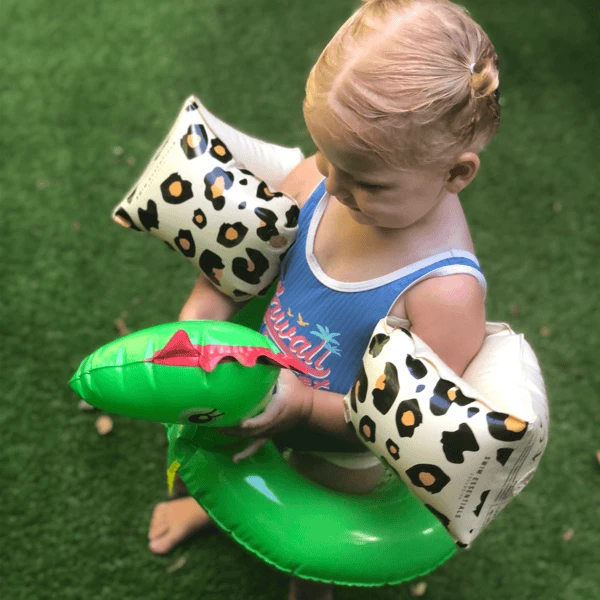 SWIM ESSENTIALS Swim Essential S Opblaasbare Split Ring Dinosaurus 55 Cm - Afbeelding 3