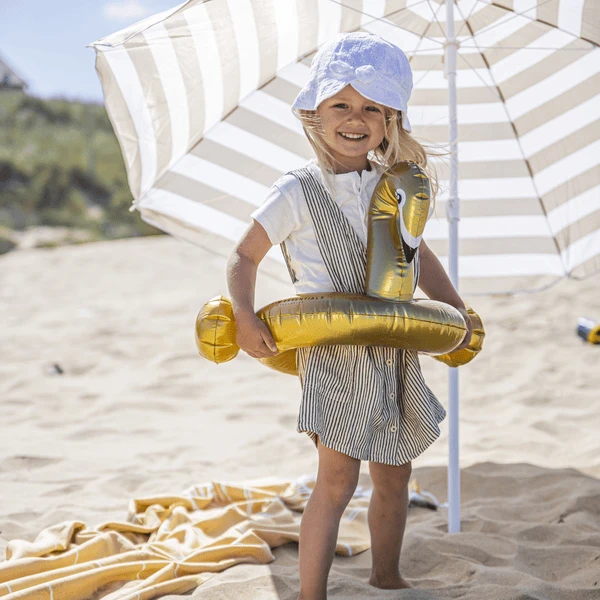 SWIM ESSENTIALS Swim Essential S Zwemband Splitring Zwaan Goud 55 Cm - Afbeelding 2