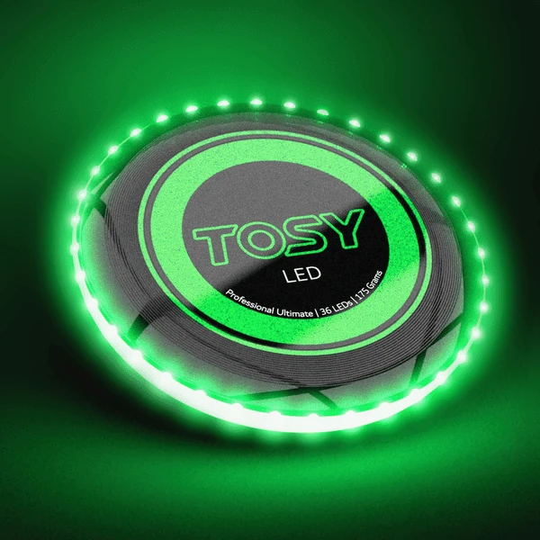 XTREM Speelgoed En Sport - TOSY Ultimate Disc LED, Groen - Afbeelding 3
